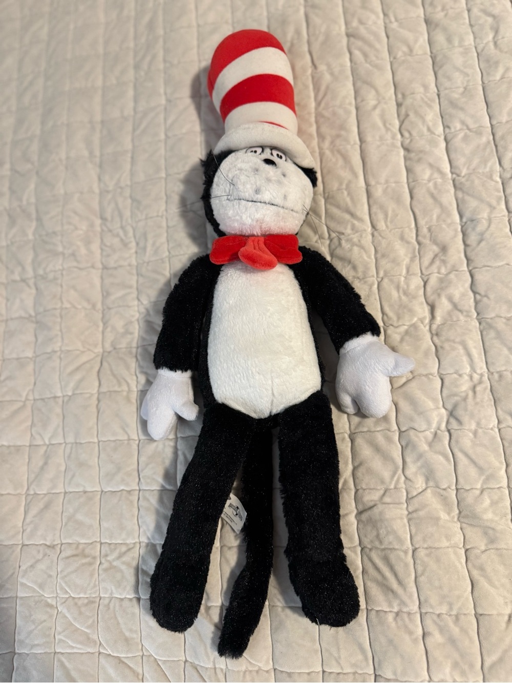 Cat in the hat Plush with Red Striped Hat